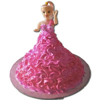 Barbie Doll Cake in India