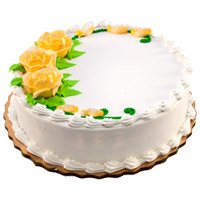 Online Cakes to India - Vanilla Cake From 5 Star