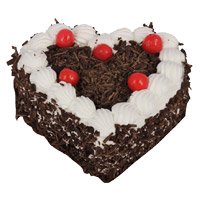 Cake to India - Black Forest Heart