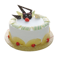 Send Online Cakes to India - Pineapple Cake From 5 Star