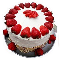Cakes to India - Strawberry Cake From 5 Star