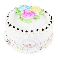 Order Cakes Online to India - 2 Kg Eggless Vanilla Cake