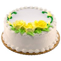 Eggless Cakes in India - Vanilla Cake From 5 Star