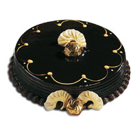 Eggless Cakes to India Same Day Delivery - Chocolate Truffle Cake